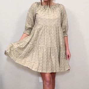 WARM Babydoll Floral Printed Dress